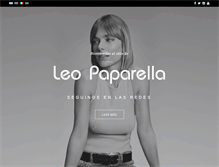 Tablet Screenshot of leopaparella.com